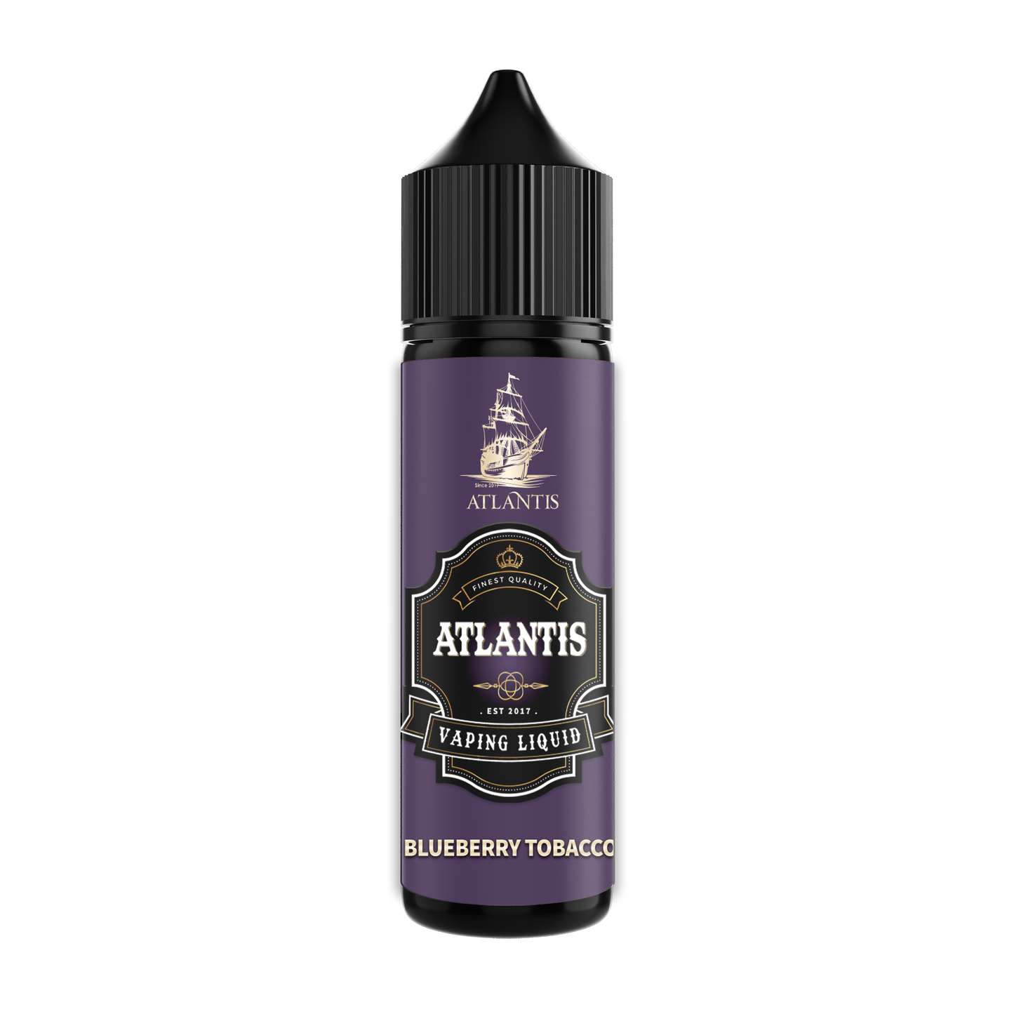 Atlantis Blueberry Tobacco 60 ml (2 oz) (Sweetener Free)