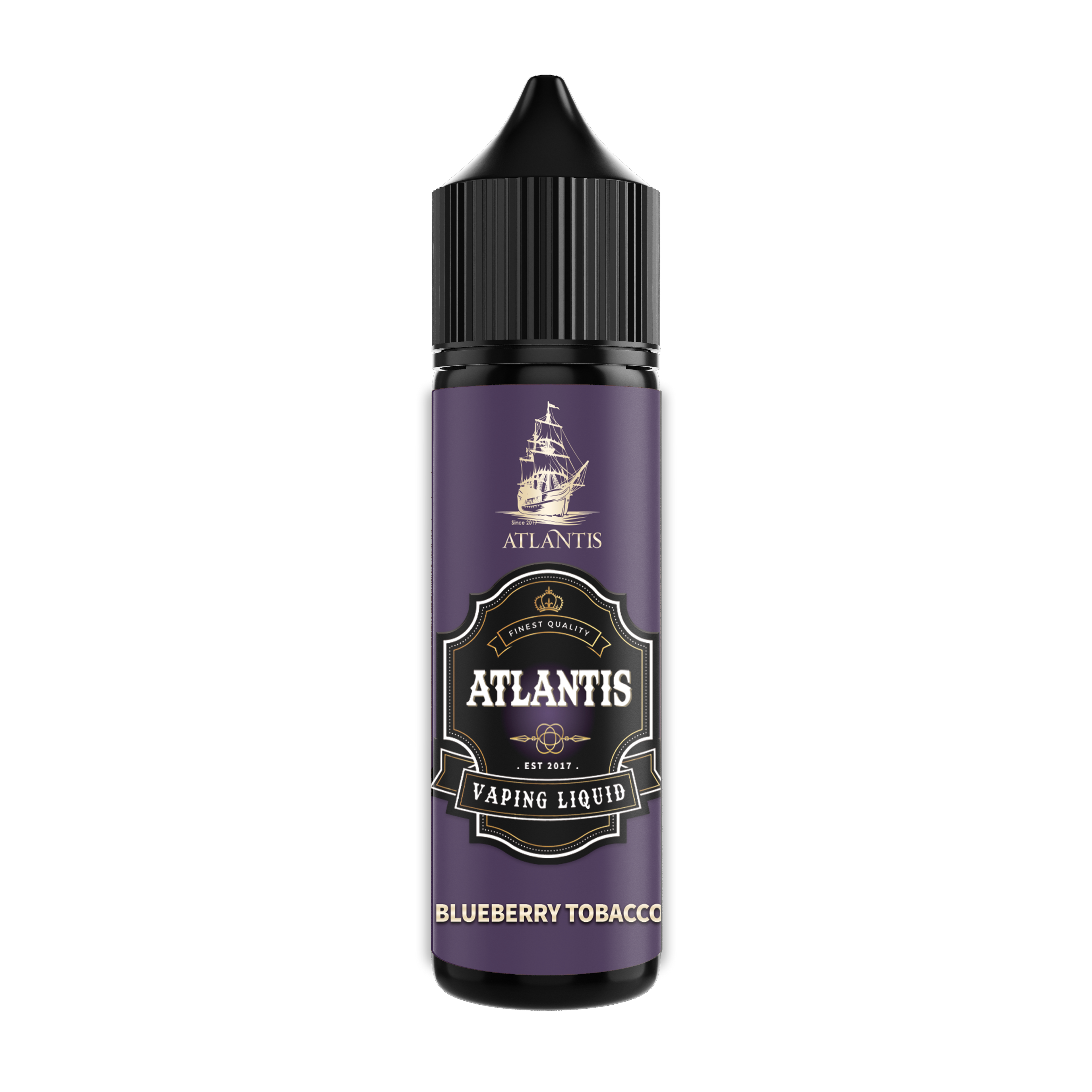 Atlantis Blueberry Tobacco 60 ml (2 oz) (Sweetener Free)