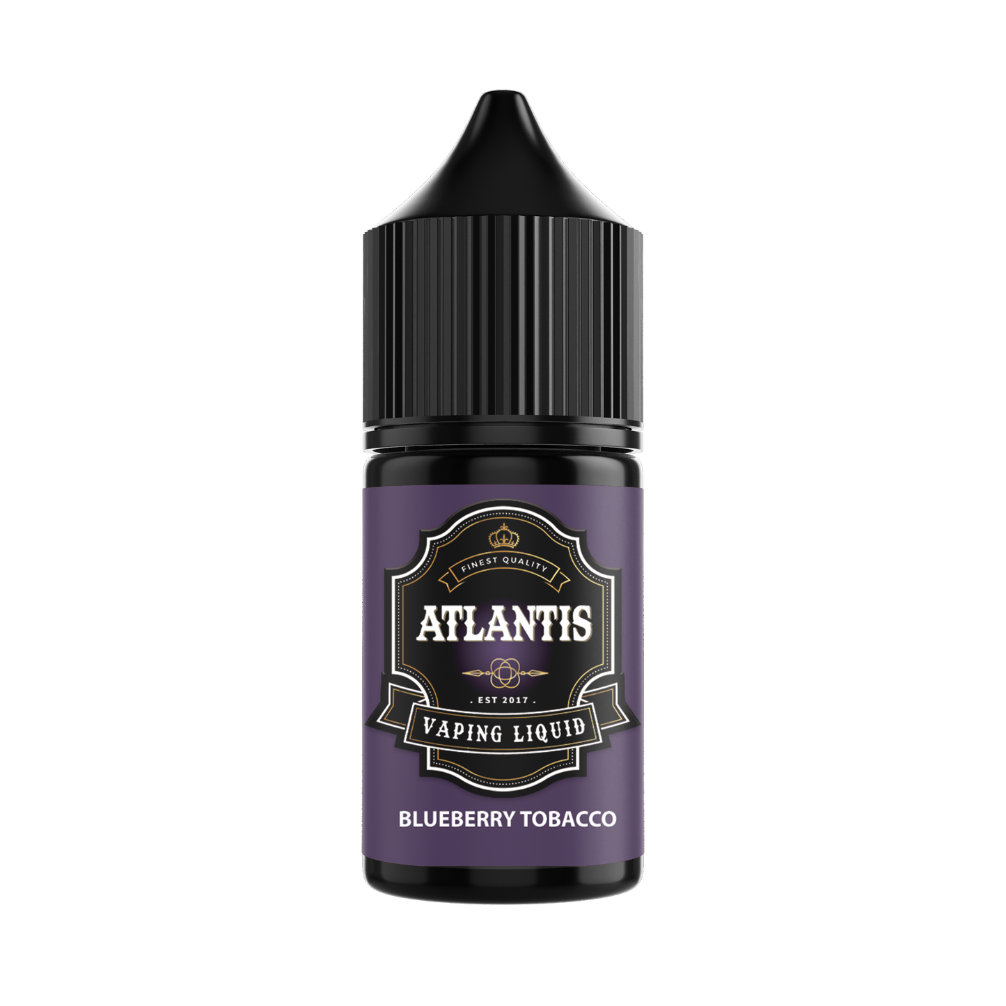 Atlantis Blueberry Tobacco 30 ml (1 oz)    (Sweetener Free)