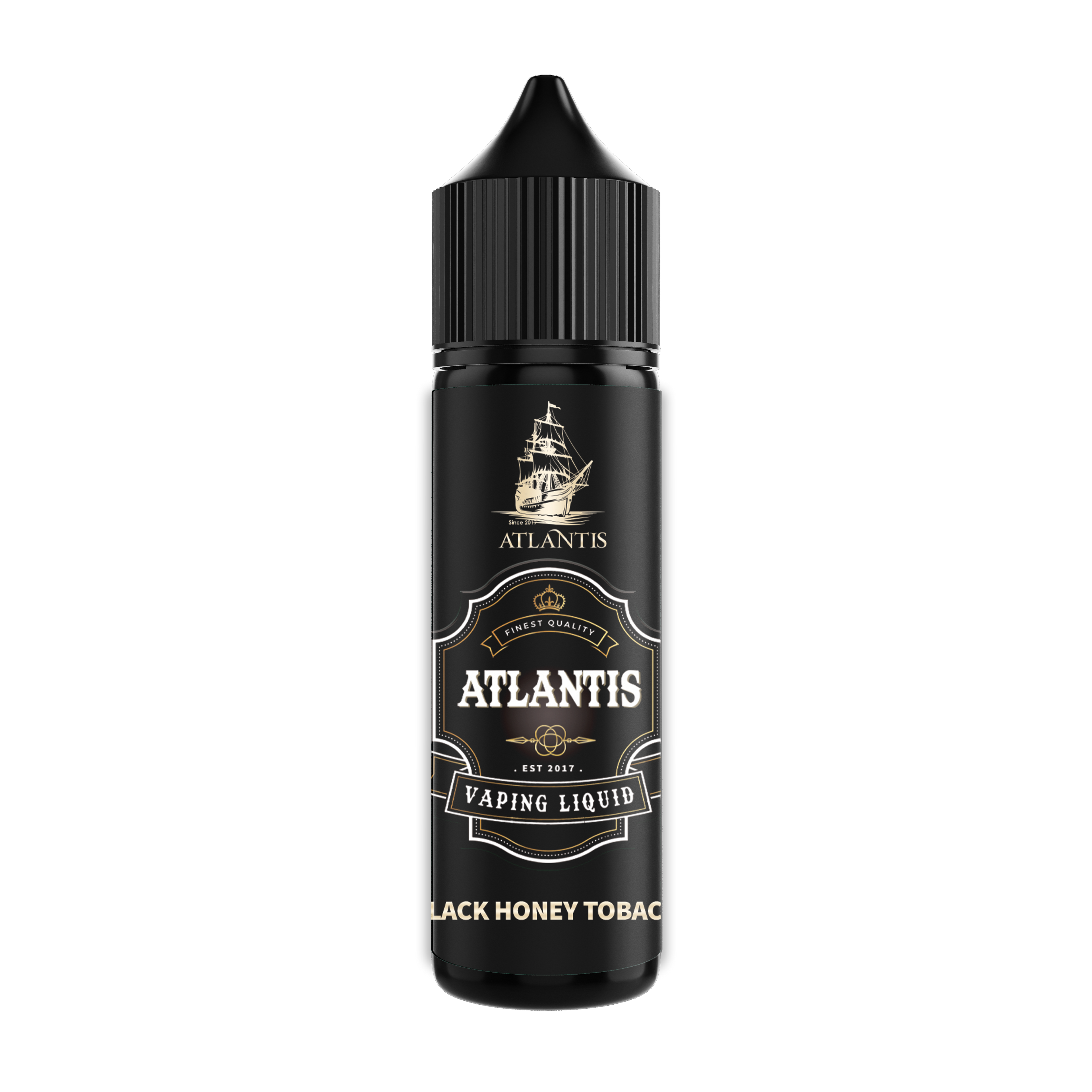 Atlantis Black Honey Tobacco 60 ml (2 oz) (Sweetener Free)