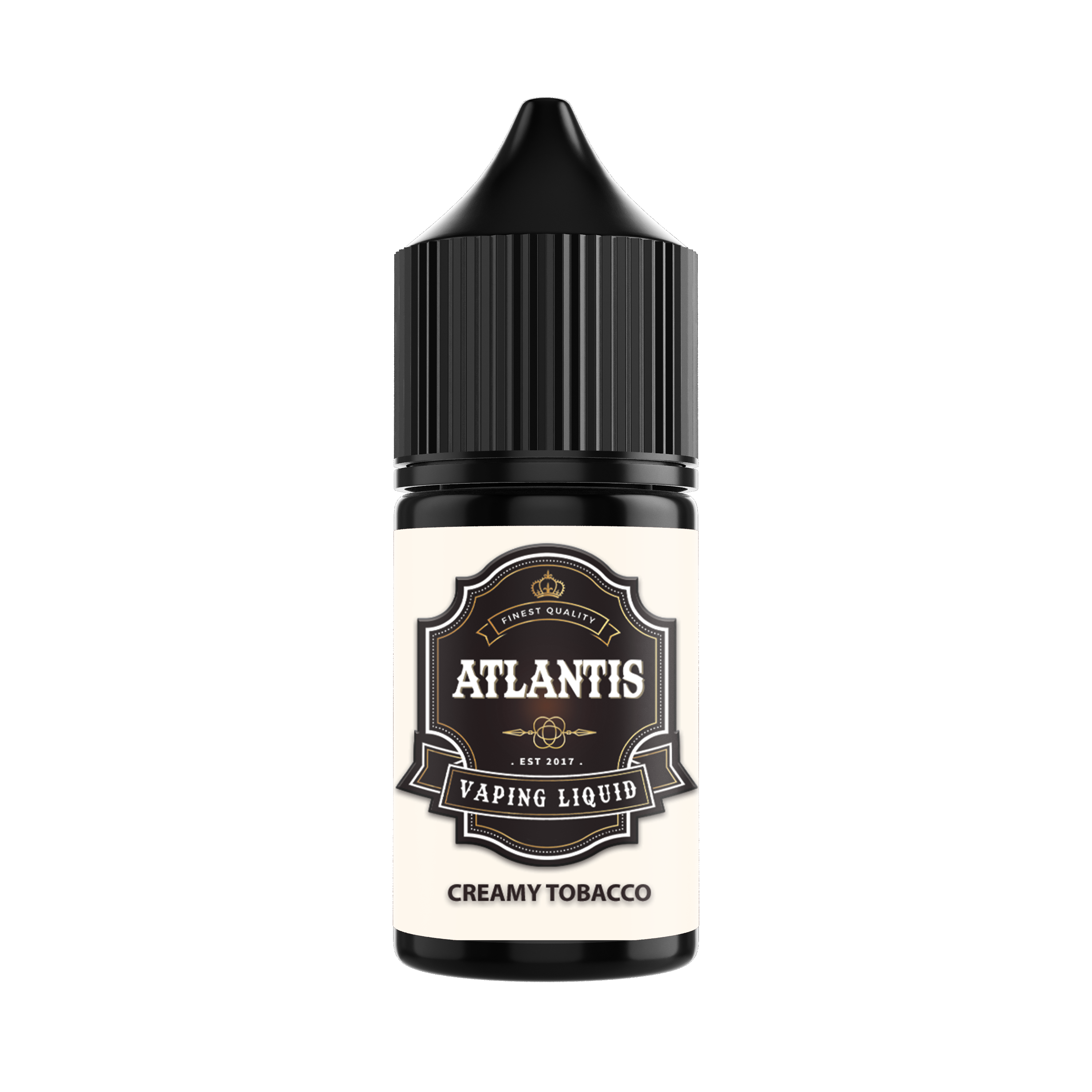 Atlantis Creamy Tobacco 30 ml (1 oz)    (Sweetener Free)